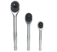 Ujjdwiurgh Outil de réparation à main automobile Clé à cliquet 24 dents à dégagement rapide 6,35 mm 3/8" 1/2" Écrou réversible