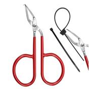 Ujjdwiurgh Outil de retrait d'attache de câble en acier inoxydable avec poignée en silicone