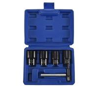 Ujjdwiurgh Outil de retrait d'écrous de roue, 6 pièces d'extracteur d'écrous de roue 1,27 cm, outil de retrait d'écrous de roue de verrouillage