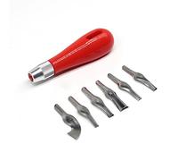 Ujjdwiurgh Outil de Sculpture Pratique DéButant Bricolage Portable ABS LInoléUm Cutter Art Fournitures Ergonomique ÉCole Gravure