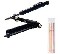 Ujjdwiurgh Outil de traçage en alliage d'aluminium avec boussole à trou profond Profiler