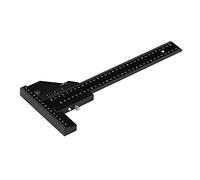 Ujjdwiurgh Outil de travail du bois - Règle coulissante en alliage d'aluminium - Jauge de profondeur - Outil de mesure de traçage en T