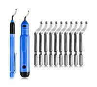 Ujjdwiurgh Outil D'Ébavurage pour Tuyaux en Métal, Résine, PVC, Cuivre, Plastique, Bords Imprimés en 3D, Plomberie, Outil D'Alésoir D'Impression 3D