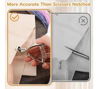 Ujjdwiurgh Outil D'Encoche de Motif pour Tissu, Pince à Motif de Couture pour Tissu, Perforatrice Professionnelle, Pince à Poinçonner, 2 mm