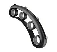 Ujjdwiurgh Outil D'Entraînement de Pratique D'Envergure de Force de Doigt D'Extension de Doigt de Guitare, Pièces de Système de Vitesse de Doigt de Piano Basse Noir