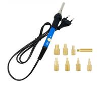 Ujjdwiurgh Outil D'Insertion de Chaleur de Pointe de Fer à Soudure avec Noix en Laiton M2-M6, Parfaite pour les Imprimantes 3D - Version Eu-Plug