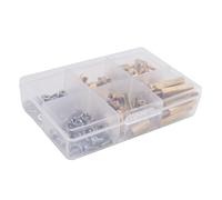 Ujjdwiurgh Outil D'Installation 120 PièCes pour 4 Modèle B / 3B + / 3B SéRie M2.5 Colonne Hexagonale en Laiton/éCrous + Kit D'Accessoires de Vis