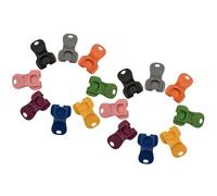 Ujjdwiurgh Outil d'ouverture de canette de soda - 16 couvercles faciles à onglet - Capuchon de protection coloré pour canettes de boisson - Ouvre-boîte universel