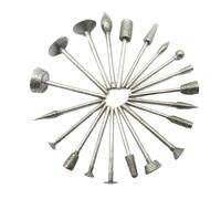 Ujjdwiurgh Outil Rotatif 20pcs 3 mm Shank Griding Point Point Grave Scarving Polissing Glass Jade Stone Drill Bits