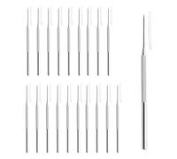 Ujjdwiurgh Outils D'Aiguille D'Argile Sculpture en Acier Inoxydable Aiguille D'Argile Polymère Aiguille en Céramique 20 Pièces