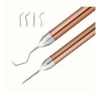 Ujjdwiurgh Outils de Désherbage en Vinyle, Stylo de Désherbage Éclairé avec Épingle et Crochet pour Enlever les Petites Coupures de Projets de Papier Vinyle/Fer