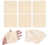 Ujjdwiurgh Outils de Poterie 25 Pièces Outils de Poterie en Chamois pour Lisser Le Bord du Pot Kit de Poterie en Argile Chamois Outils de Coupe de Poterie