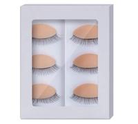 Ujjdwiurgh Outils de Pratique de Maquillage des Yeux Du Modèle de Tête des Cils Outils de Formation D'Extension des Cils B
