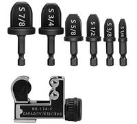 Ujjdwiurgh Outils de réparation CVC, outil de sertissage de tube de cuivre de climatiseur avec foret extenseur, coupe-tuyau en cuivre