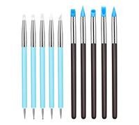 Ujjdwiurgh Outils de sculpture d'argile en caoutchouc - Outils de modélisation en argile polymère - Outils de sculpture