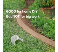 Ujjdwiurgh Outils de Truelle à Béton Ciment Plâtrage Manuel Réparation de Mortier en Plastique Pointage de Marge Moules de Sol D'Angle de Jardin