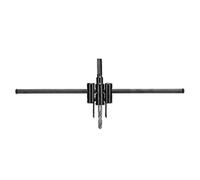 Ujjdwiurgh Ouvre-Bois Réglable Diamètre de Coupe de Trou de Cercle de Bois 30-300mm Outil de Coupe de Scie Foret Outils de Perçage de Trous