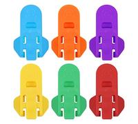 Ujjdwiurgh Ouvre-BoîTe Manuel Facile, 6 PièCes de Protection pour Ouvre-BoîTe à BièRe Soda de Couleur, Ouvre-BoîTes en Plastique de Qualité SupéRieure