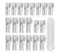 Ujjdwiurgh Ouvre-Boîtes P38 et P51 avec Porte-Clés, Ouvre-Boîte Portable pour les Voyages en Cuisine