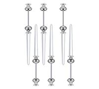 Ujjdwiurgh Ouvre-Lettres avec Manche Arrondi Blanks Mail Opener Letter Metallic Beadable pour les Cadeaux de Bricolage pour et le Bureau.