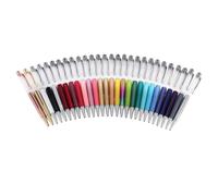 Ujjdwiurgh PACK 28 Stylos de Bricolage Flottants ColoréS à Tubes Vides, Construisant Vos Fournitures de Stylos de Sable Liquide PréFéRéEs pour de Nombreuses Occasions