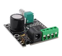 Ujjdwiurgh PAM8610 Double Canal DC 12V HD Carte D'Amplificateur Stéréo Audio Pur Numérique Module D'Amplificateur À Haute Puissance Classe D 15W X 2