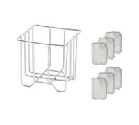 Ujjdwiurgh Panier de vidange d'évier de cuisine avec support de panier d'évier et 300 filtres d'évier en maille pour cuisine