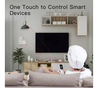 Ujjdwiurgh Panneau de Commande Central Intelligent WiFi Tuya, Écran Tactile sans, Télécommande IR Portable pour Appareils Ménagers Durables