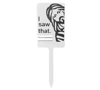 Ujjdwiurgh Panneau de Personnage avec Support de Sac, Panneau de Pelouse pour Chien, Veuillez Nettoyer Après Votre Animal de Compagnie