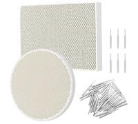 Ujjdwiurgh Panneaux de Soudage Céramique en Nid D'Abeille pour la Bijouterie, Ensemble D'Outils pour la Fabrication de