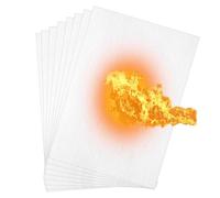 Ujjdwiurgh Papier à Joint Haute Température, Matériau Isolant pour Panels de Cheminée Blanc 28x18cm pour Poêles à Granulés, Poêles à Bois