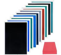 Ujjdwiurgh Papier de Marquage de Gravure de 10 Pcs pour la Céramique en Métal - Papier Couleur avec Du Papier de Marquage Optique Coloré de Couleur