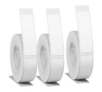 Ujjdwiurgh Papier D'Étiquette Blanche pour D11 D110 D101 Maker Étiquette 3rolls Blanc 12x40mm Imperméable, Remplacement de Bande Auto-Adhésif, Fabrication Fine