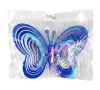Ujjdwiurgh Papillon Wind Spinners Ornements Suspendus Répulsif à Oiseaux Attrape-Vent Carillon à Vent Rotatif Décoration de Jardin Extérieur Facile à Installer A