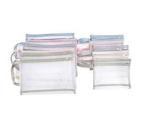 Ujjdwiurgh Paquet de 10 Colorés à Fermeture Éclair en Double Couche, Ensembles de Blocs de Construction, Rangement et Organisation de, 5 Pièces A4 + 5 Pièces A5 Durables