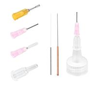 Ujjdwiurgh Paquet de 12 Capuchons Applicateurs de Précision - Bouchons Applicateurs de Précision pour Bouteilles de Peinture Acrylique de 2 Oz pour les Bricoleurs