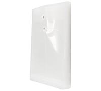 Ujjdwiurgh Paquet de 12 Enveloppes en Plastique Transparent Enveloppes en Poly Fichiers Extensibles Dossiers de Documents avec Bouton et Fermeture à Attache A4