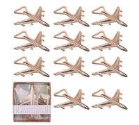 Ujjdwiurgh Paquet De 12 Ouvreur Bouteille D'Avion Boite Cadeau Avion Biere Voyage Ouvreur Bouteille Fete Favoriser La Decorations D'Anniversaire De Mariage