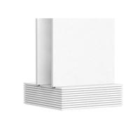 Ujjdwiurgh Paquet de 12 Panneaux Acoustiques, Panneaux Insonorisants pour Murs et Plafonds de 12 X 12 X 0,3 Pouces, pour, Studio D'Enregistrement, Faciles à Utiliser, Blancs