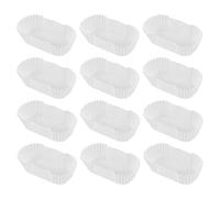 Ujjdwiurgh Paquet de 120 ÉTanche à la Graisse Doublures de Pain Cuisson à Bord Droit Parchemin AntiadhéSif Moules à Gâteau Doublure de Moule à Gâteau