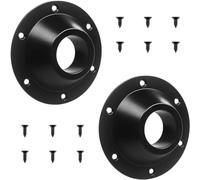 Ujjdwiurgh Paquet de 2 Bases de Table pour Camping-Car, Bride de Base de Table pour Camping-Car, Support de Base de Pied de Table Affleurant, Plaque de Base de au Sol de Table Facile à Utiliser