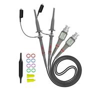 Ujjdwiurgh Paquet de 2 Sondes D'Oscilloscope Universelles P6100 100 MHz, Sondes à Clip D'Oscilloscope 1X 10X avec Pièces