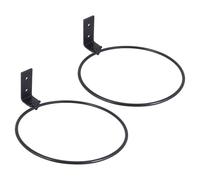 Ujjdwiurgh Paquet de 2 Supports de Ballon Pliables FixéS au Mur, Support D'Affichage de Ballon de Sport pour Basket-Ball -Ball Rugby Football Football