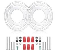 Ujjdwiurgh Paquet de 2 Supports de pour Luminaire, Plaque de pour Plafonnier, Blocs de pour Applique Murale avec Vis et Écrous Faciles à Utiliser