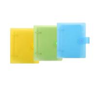 Ujjdwiurgh Paquet de 3 Classeurs à Cartes avec Séparateurs, 60 Feuilles Chacun, Porte-Cartes D'Index 3x5, Organisateur de Cartes D'Index, Classeur pour Carnet de Notes