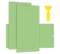 Ujjdwiurgh Paquet de 3 Tapis de Découpe - 12 X 24 Pouces, Vert, Accessoires de Tapis de Découpe à Poignée Standard, Vert