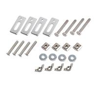 Ujjdwiurgh Paquet de 4 Pinces de Rail en T, Kit de Pinces de Maintien de Piste Mini T Compatibles avec la Machine de Routeur CNC 3018-PRO, 3018-PROVer, 1810-PRO