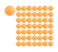 Ujjdwiurgh Paquet de 50 Balles de -Pong de Qualité SupéRieure Balle de Table de Formation AvancéE Balles LéGèRes Durables sans Couture Orange
