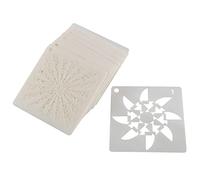 Ujjdwiurgh Paquet de 56 Modèles de Peinture à Point de Mandala Pochoirs Parfaits pour les Projets D'Art de Peinture de de DIY