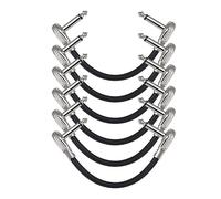 Ujjdwiurgh Paquet de 6 Câbles de Raccordement pour Guitare Câbles à Effet Duckhead 12 Pouces